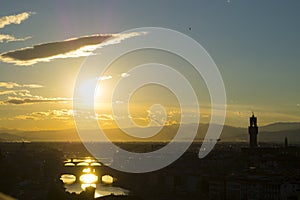 Sunset in Florence