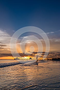 Tramonto sul fortezza Spiaggia 