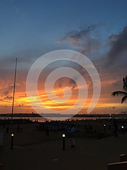 Sunset, Galle Face Green, Colombo