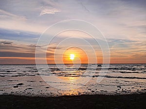 Sunset Gazing In The Sea photo