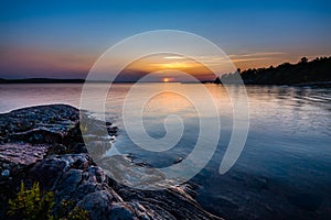 Sunset on Georgian Bay Ontario