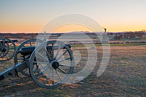Sunset at Gettysburg National Battlefield