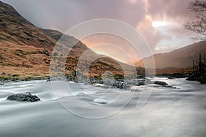 Sunset at Glen Etive