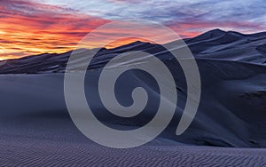 Sunset Great Dunes Sunset