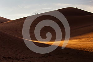 Sunset at Great sand dunes