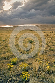 Sunset in Great Sand Dunes National Monument