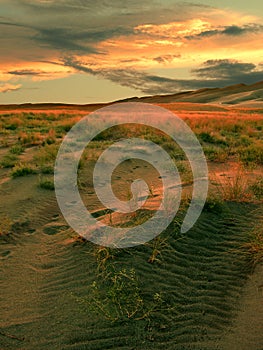 Sunset at Great Sand Dunes National Park