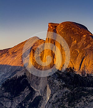 Sunset at Half Dome, Yosemite National Park