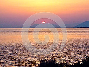 Sunset in Halkida