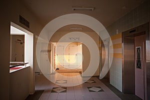 Sunset on HDB corridor