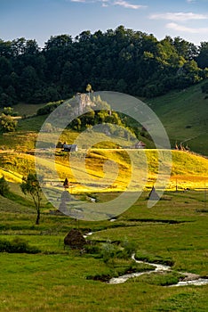 Sunset in the heart of Transylvanian mountains , Fundatura Ponorului, Romania