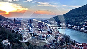 Sunset at Heidelberg