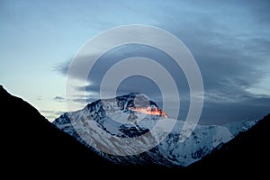 Sunset Himalaya Mount Everest