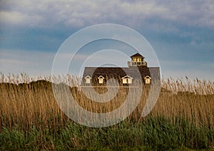 Sunset at Historic Oregon Inlet Life Saving Station