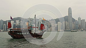 Sunset on Hong Kong Waterfront Asia