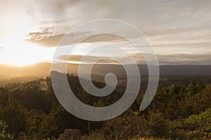 Sunset at Hope Saddle photo