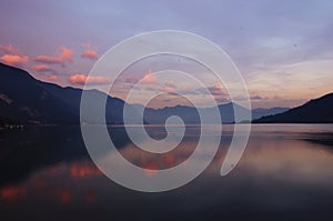 Sunset on Iseo Lake