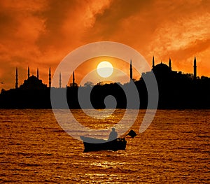 Sunset in Istanbul