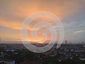 Sunset in Jakarta
