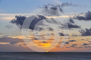 Sunset in Jericoacoara, Brazil