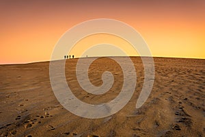 Sunset at Jockey Ridge State Park. Located in Nags Head, North Carolina.