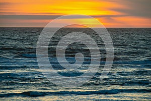 Sunset at Kalaloch Beach in Olympic National Park, Washington, USA