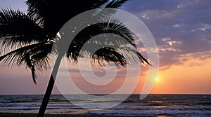 Sunset at Kalutara beach