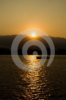 Sunset in Kampot, Cambodia