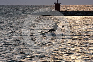 Sunset Kitesurfer