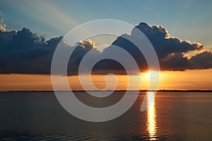 Sunset at Knud Beach