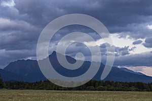 Sunset with Krivan, Hight Tatras, Slovakia