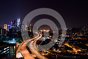 Sunset in Kuala Lumpur