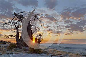 Sunset at Kubu Island