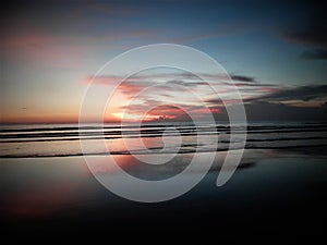 Sunset . Kuta Beach . Bali . Indonesia