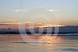 Sunset at Kuta Beach