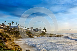 Sunset at La Jolla Shores Beach