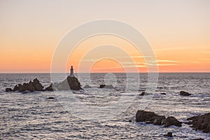 sunset at La Rue de la Corbière