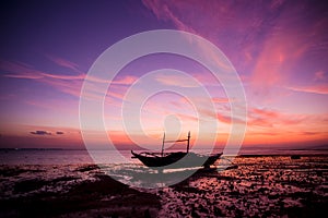 Sunset at Lakawon Beach Resort, Cadiz, Negros Occidental, Phlippines photo
