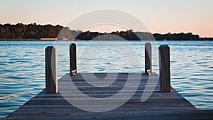 Sunset on Lake Dora in Mount Dora, Florida