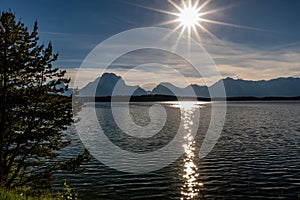 Sunset on Lake Jackson Wyoming