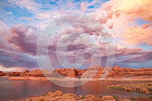 Sunset at Lake Powell, Utah