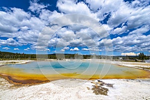 Sunset Lake Thermal Pool Yellowstone