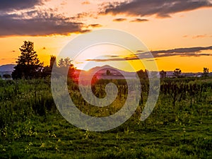 Sunset Landscape, Basilicata, southern Italy