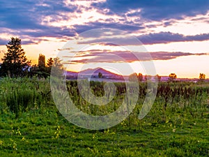 Sunset Landscape, Basilicata, southern Italy