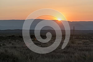 Sunset Landscape in Big Bend National Park