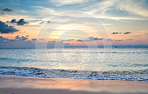 Sunset at Laxmanpur Beach, Andaman and Nicobar, India