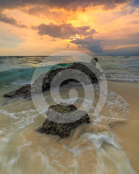 Sunset at Lemo-lemo Beach Tanjung Bira South Sulawesi photo