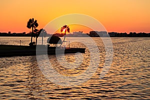 Sunset at Lido Beach