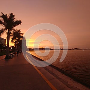 Sunset in Luanda