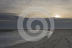 Sunset Maasvlakte beach photo